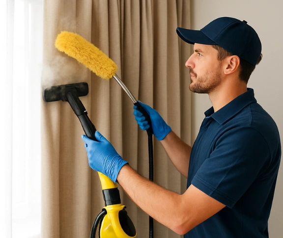 Emergency same-day curtain stain removal benowa Matty Curtain Cleaning