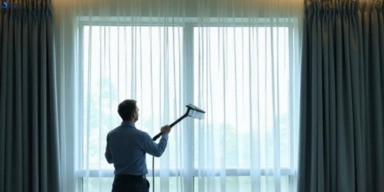 Commercial curtain stain removal service benowa hotels offices restaurants